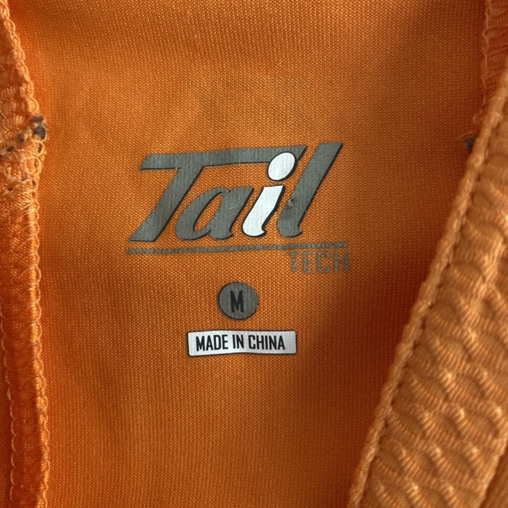 Tail Women's Golf Tennis Tank Sleeveless Orange Black Size Medium Collarless￼ - Picture 4 of 8